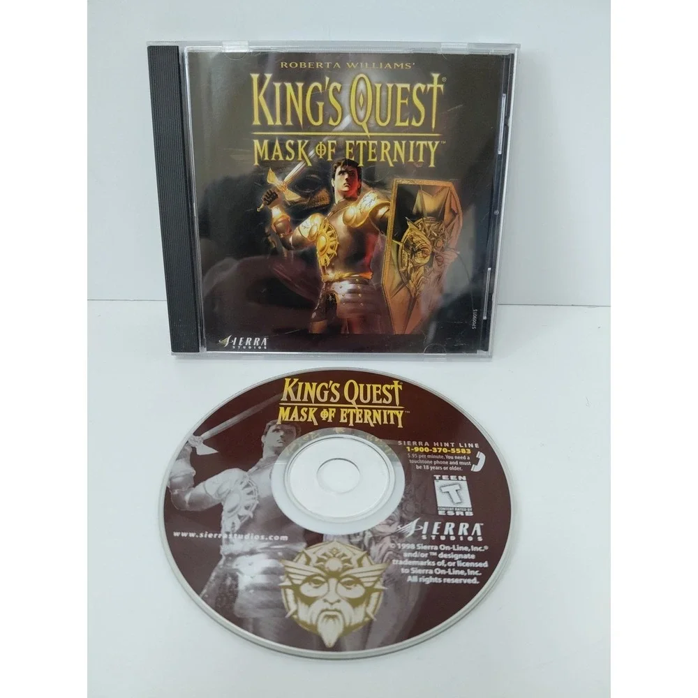 King's Quest:‎ Mask of Eternity PC CD-Rom 1998 Windows Sierra Adventure Game